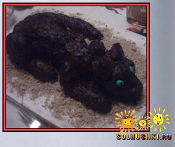 Торт «Черная пантера» 
